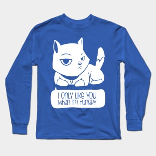 a cats confession Long Sleeve T-Shirt